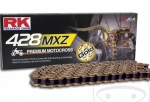 Cadena estándar dorada GB 428 MXZ1 / 130 - Beta RR 125 AC Enduro / RR 125 AC Motard / Kawasaki KX 125 A / Suzuki DR 125 SM - RK