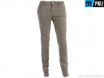 Calças de moto femininas / casuais PMJ Jeans SAND17 Santiago Havana (cinza claro) - PM Jeans