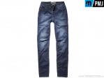 Calças de moto femininas / casual PMJ Jeans RIDD15 Rider Denim (azul) - PM Jeans