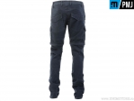 Calças de motocicleta / casual PMJ Jeans SANZ17 Santiago Zip (azul escuro) - PM Jeans