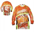 Camiseta (blusa) cross-enduro Unik Racing modelo MX01 cor: laranja fluorescente - tamanho XL