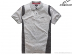 Camiseta casual Double Face Polo (cinza/preto) - Alpinestars