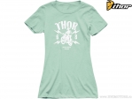 Camiseta casual feminina Lightning Tee (verde-azul) - Thor