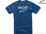 Camiseta casual infantil Ride 2.0 Tee (azul/branco) - Alpinestars