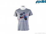 Camiseta Casual Scooter (Talla M) - Gris - Polini