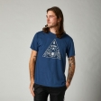 Camiseta casual Single Track SS [Azul oscuro]: Talla - S