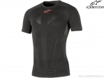 Camiseta de moto Tech Top Summer (negro/rojo) - Alpinestars