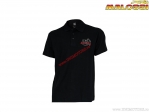 Camiseta masculina Polo (tamanho XS) - preta - Malossi