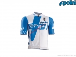 Camiseta MTB E-P3+ (talla L) - blanco / azul - Polini