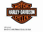 CAPAC DE MACH, CUTIE DE VITEZE, LUCIOS NEGRU - 37193-11 - Harley-Davidson