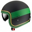 Capacete aberto MT Le Mans 2 SV Tant C9 preto/dourado fosco (óculos de sol integrados) - Preto/dourado fosco, M (57/58cm)