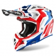 CAPACETE AVIATOR ACE SWOOP VERMELHO/AZUL BRILHANTE: Tamanho - L