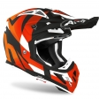 Capacete Aviator Ace Trick laranja brilhante: Tamanho - M