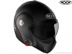 Capacete de motocicleta Roof Boxxer Carbon-Matt Black (preto fosco) - Roof