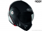 Capacete de motocicleta Roof Boxxer Carbon-Silver (preto-prateado) - Roof