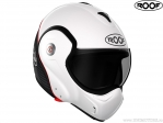 Capacete de motocicleta Roof Boxxer Carbon-White (preto-branco) - Roof