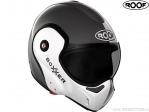 Capacete de motocicleta Roof New Boxxer Face Metal-White (metal-branco) - Roof