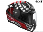 Capacete de motocicleta Roof RO200 Carbono Speeder Vermelho-Prata (vermelho-prata) - Telhado