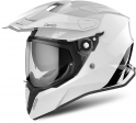 Capacete integral (full-face) Commander branco brilhante: Tamanho - S