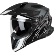 Capacete integral (rosto inteiro) Commander Duo brilhante: Tamanho - XS