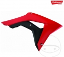 Carénage Radiateur Rouge Noir Polisport - Honda CRF 250 R ('18-'19) / Honda CRF 450 R ('17-'19) - JM