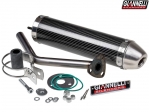 Carbon final exhaust - Giannelli Enduro 2-stroke - Aprilia RX 50 ('98-'05) / MX 50 2-stroke ('02-'05)