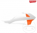 Carene radiador branco laranja Polisport - KTM SX 65 ('16-'19) - JM