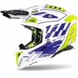 Casco Airoh Aviator 3 Rampage blu lucido: Taglia - XL