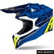 Casco Airoh Wraap Mood Azul Brillante: Talla - L