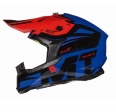 Casco de motocicleta off-road MT Falcon Weston B0 azul brillante - Azul brillante, S (55/56cm)