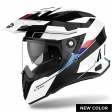 Casco Enduro Touring - AIROH COMMANDER SKILL WHITE GLOSS: Taglia - XXL