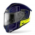 Casco integral Airoh Spark Circuit azul mate: Talla - XS