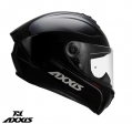 Casco integral Axxis modelo Draken A11 negro brillante - Negro brillante, L (59/60cm)