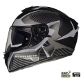 Casco integral de motocicleta MT Blade 2 SV Blaster B6 gris mate (visor solar integrado) - Gris mate, S (55/56cm)