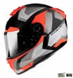 Casco integral MT Blade 2 SV Finishline D5 rojo brillante (visor solar integrado)