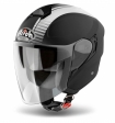 Casco jet (aperto) Airoh Hunter Simple nero opaco: Taglia - MC