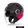 Casco jet (aperto) Helios Map roz mat: Taglia - MC