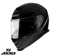 Casque intégral Axxis modèle Eagle SV A1 noir brillant (visière solaire intégrée) - Noir brillant, XS (53/54cm)