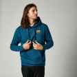 Casual Hooded Fleece Jacket [Dark Blue]: Size - XL