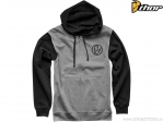 Casual Iconic Zip-Up Hoodie (Gray/Black) - Thor