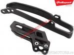 Chain guide set (black) - Yamaha WR 250 F ('07-'14) / WR 450 F ('07-'18) / YZ 125 / YZ 250 2T ('08-'19) - Polisport