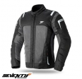 Chaqueta de moto para hombre Touring Seventy modelo de verano SD-JT44 color: negro/gris