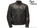 Chaqueta de moto Rusty Stitches Stevie Negro Antracita - Rusty Stitches