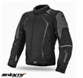 Chaqueta de motocicleta para hombres Racing Seventy verano/invierno Modelo SD-JR47 Color: Negro/Gris - Negro/Gris, XXXL