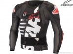 Chaqueta de protección para enduro/cross Sequence (negro/blanco/rojo) - Alpinestars