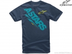 Children's Casual T-Shirt Largess Tee (Navy Blue) - Alpinestars