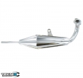 Chrom Auspuffrohr - Moped Peugeot 101 / 102 / 103 / 103 MVL / 104 / Vogue LE / LN / S2 / S2A / SE / SX 2T AC 50cc - Teknix