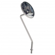 Chrome Motorcycle Mirror Dlx (Left) - Oxford