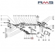 Cinghia di iniezione - Vespa ET2 iniezione ('97-'00) 2T 50cc (Dayco) - RMS