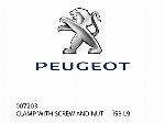 CLAMP CU SURUB SI PIULITA Ï53 L9 - 007203 - Peugeot